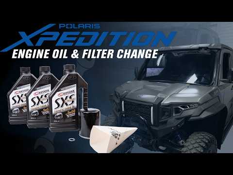 How To Change the Engine Oil & Filter on a Polaris Xpedition