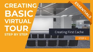 Creating a basic virtual tour in 3DVista 👉 walkthrough step by step workflow