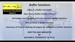 Acid/Base Theory Part IV Buffer Solutions (English)