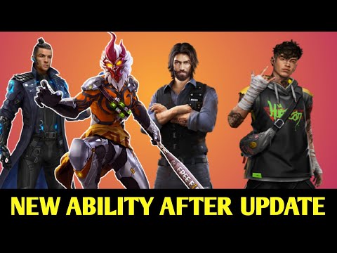 free fire character ability change | after ob30 update 4 character ability change | new ability |