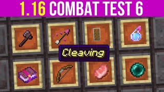 Minecraft 1.16.2 Combat Test Snapshot 6 : Cleaving Enchantment, New Bow Mechanics & More!