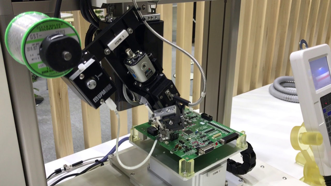 JAPAN UNIX soldering robot DF Series