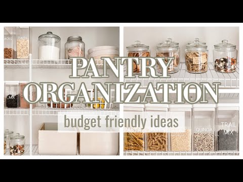 PANTRY MAKEOVER BEFORE AND AFTER | AFFORDABLE ORGANIZATION IDEAS | HEALTHY SUMMER HABITS