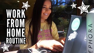 work from home routine | a day in my life | deanna borocz