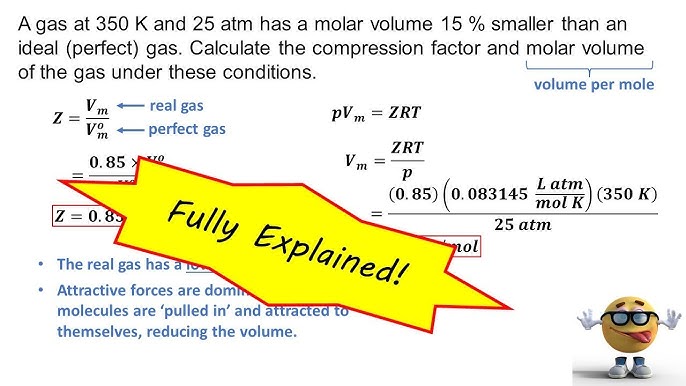 The Compression Factor, Z, and Real Gases - What you NEED to Know
