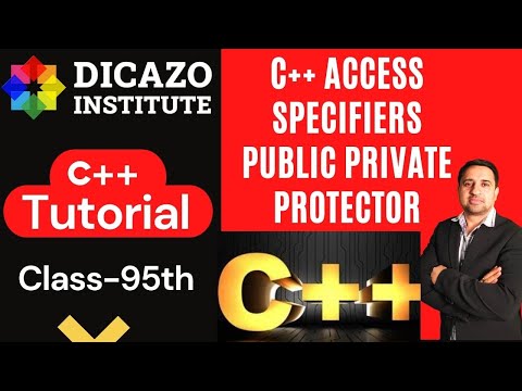 C++ Access Specifiers Public Private Protector | C++ Tutorial in Hindi Full Course | Class 95.