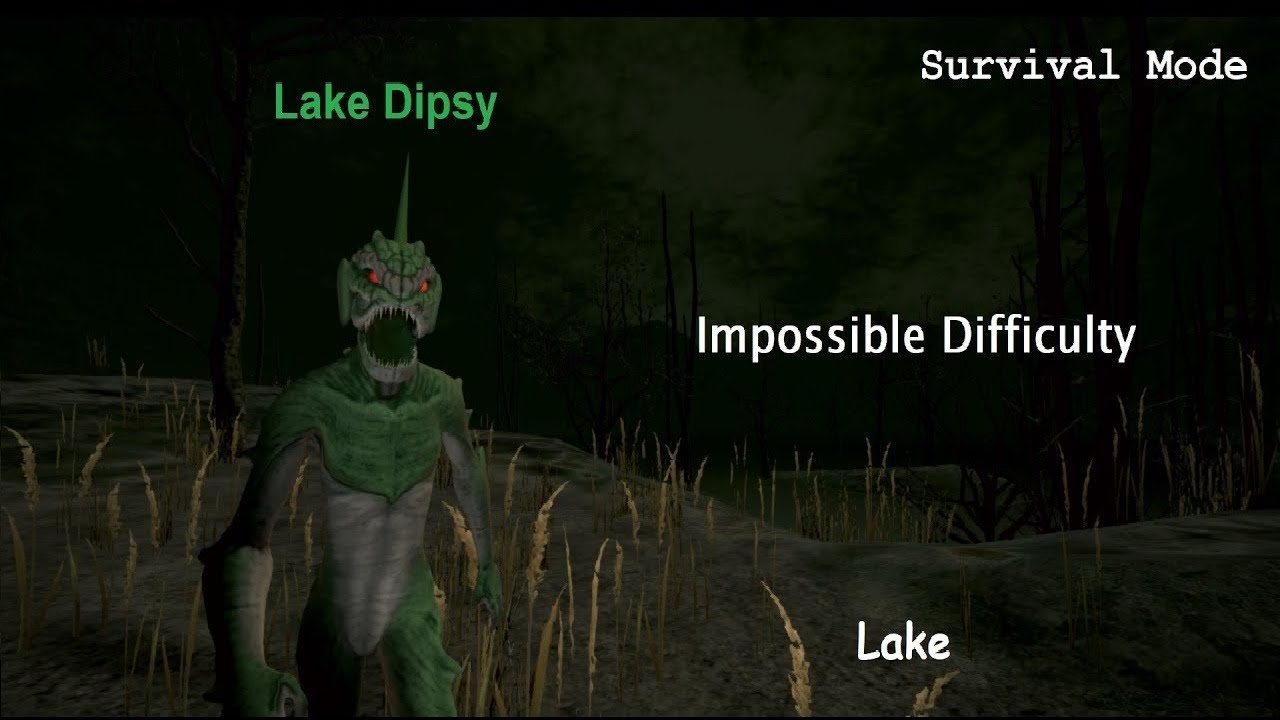 Slendytubbies 3 Lake survival and collect mode 