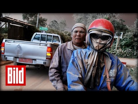 Video: Indonesischer Vulkan Sinabung (Foto)