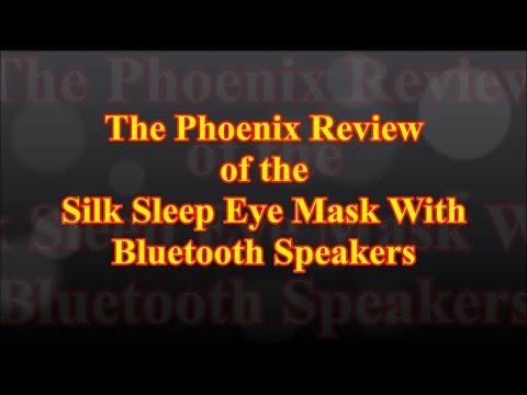 Silk Sleep Eye Mask with Headphones for Men Women : Upgrade Wireless Bluetooth V5.0 Sleeping Eye Mask, Music S