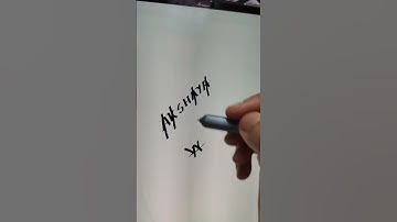 AKSHAYA Name logo 🔥 What should I do next ✨ Comment your name #brand #logo #shorts