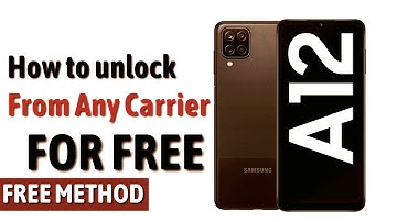 Samsung Galaxy A12 AT&T Network Unlock Code