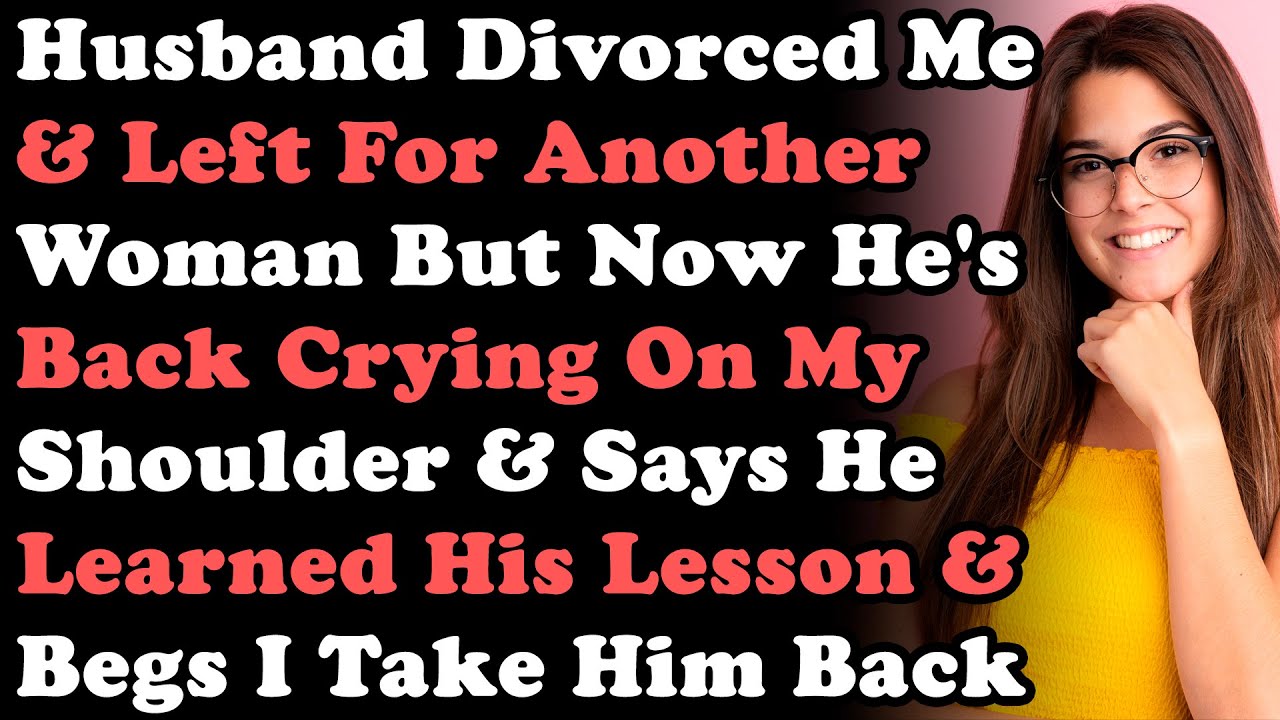 Муж развелся со мной и ушёл к другой женщине, но теперь вернулся, плачет у меня на плече и говори...