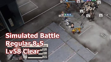 [Mecharashi] Simulated Battles - Regular 8-5 Lv58 Clear