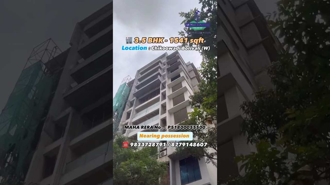 3.5 BHK For Sale at Borivali West📍 