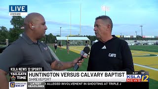 KSLA speaks with Calvary Baptist's head coach ahead of game against Huntington Oct. 24, 2025