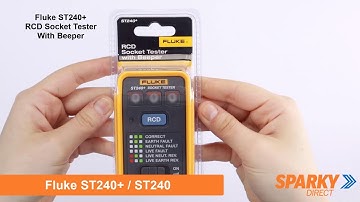 Fluke ST240+ RCD Socket Tester With Beeper