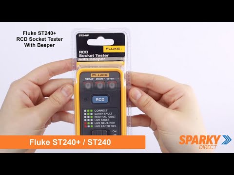 Fluke ST240+ RCD Socket Tester with Beeper
