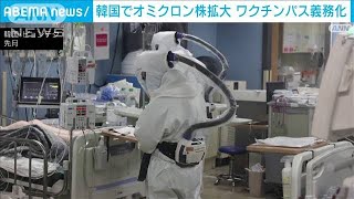 韓国でオミクロン株拡大　ワクチンパス提示を義務化(2021年12月13日)