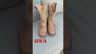 What It Really Costs To Own Cowboy Boots - Week 1