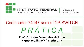 Aula 08 Codificador decimal para BCD utilizando o circuito integrador 74147 sem o DIP SWITCH