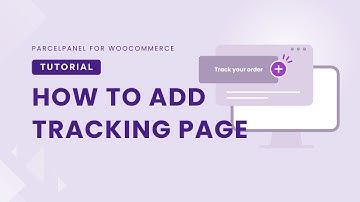 How to add the tracking page to your store navigation menu?