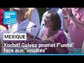 Mexique  la candidate de lopposition xochitl galvez promet lunit face aux insultes