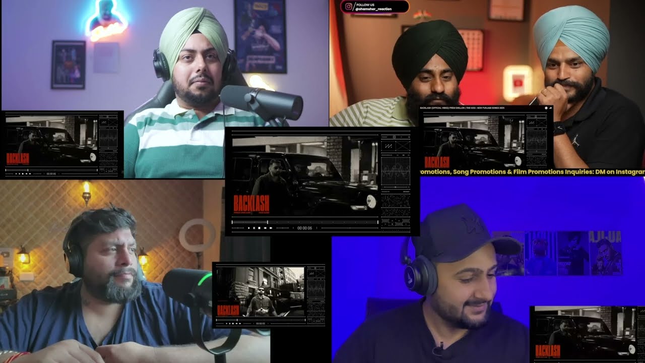 BACKLASH (OFFICIAL VIDEO) PREM DHILLON | THE KIDD | NEW PUNJABI SONGS 2025 - Reaction Mashup