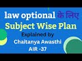 Toppers talk chaitanya awasthi ias  air 37 upsc 2022 with law optional