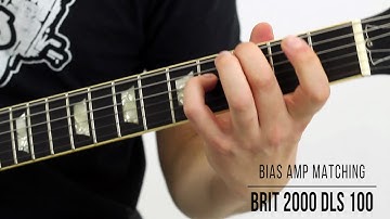 Bias Amp Match | Brit 2000 DLS100 | Rock Demo (Marshall JCM2000 DSL100)
