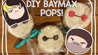 DIY - Cooking With The Grumps - Baymax Rice Crispy Pops!