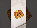 Amazing Pancake 🥞 Art Coloring #shortsfeed
