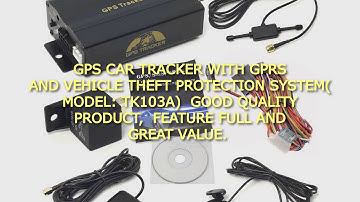 GPS Car Tracker with GPRS and Vehicle Theft Protection System(Model:TK103A)