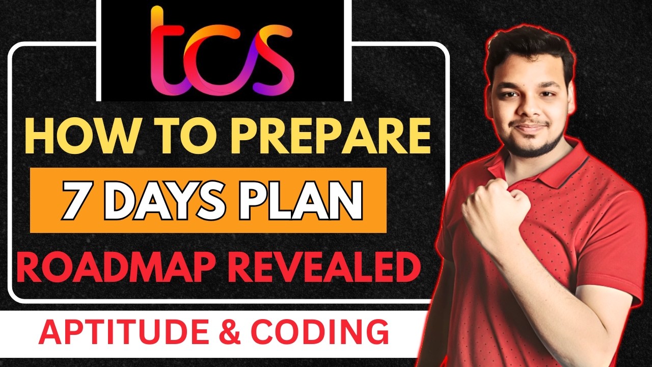 Crack TCS NQT in 7 Days | How to Prepare for TCS NQT | Aptitude ...