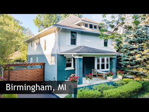 580 Oakland Ave, Birmingham, MI home video tour