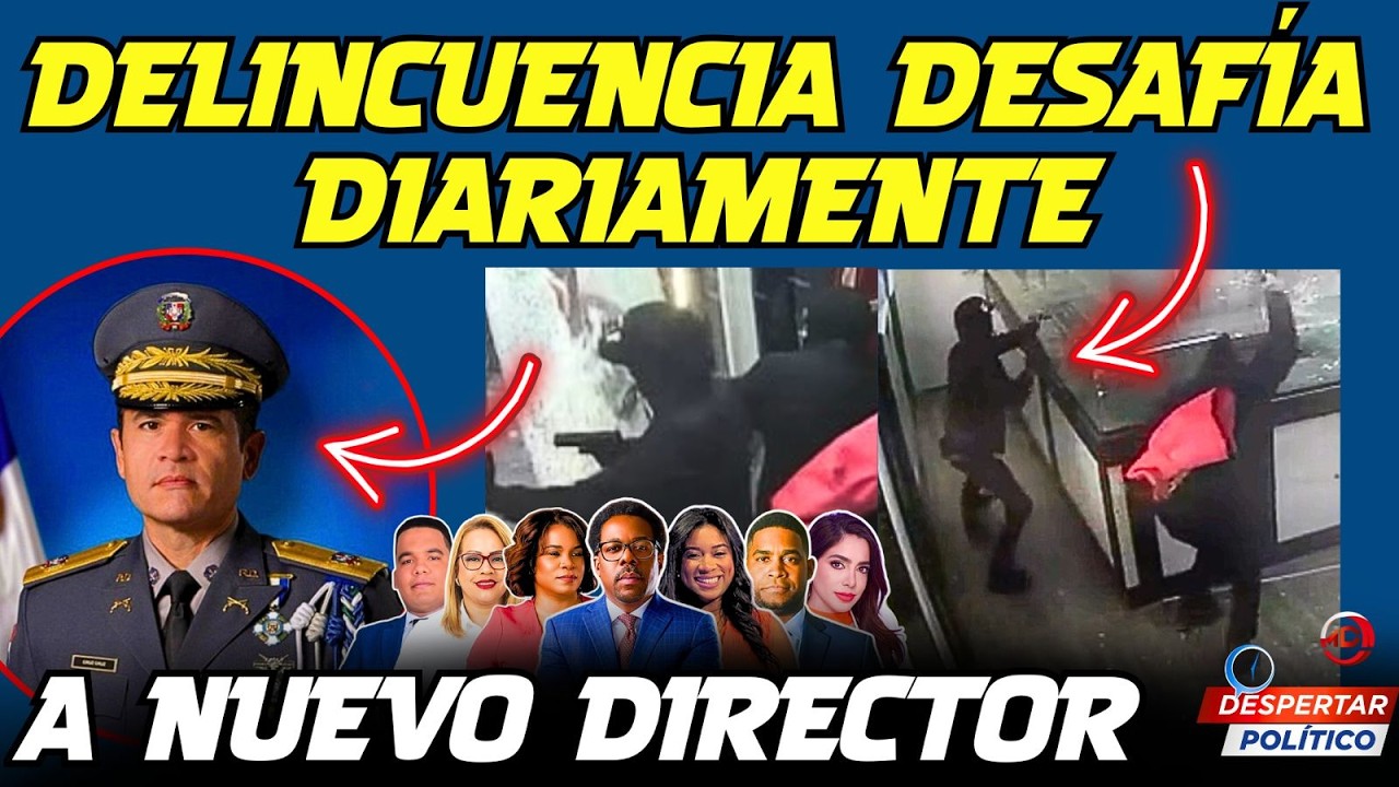 DELINCUENCIA DESAFÍA AL NUEVO JEFE POLICIAL