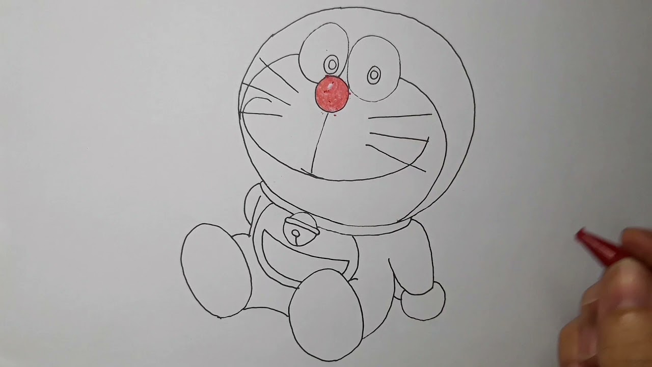 Vẽ Doraemon Ngồi Chơi Vu Vẻ/ Draw Doraemon/Vẽ Nhân Vật Truyênn Tranh, Hoạt  Hình/ Ngọc Nguyễntv - Youtube