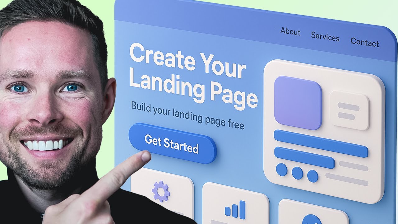 How To Create A Landing Page [FREE Landing Page Builder] - YouTube