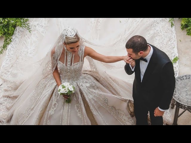 This Bride Wore Not One But TWO ELIE SAAB Wedding Dresses ! 