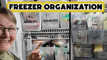 The Wait is Finally Over! Organizing Our First Stand Up Freezer!  #freezerorganization