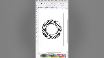 Spiral Shape Design in CorelDraw#coreldraw #coreldesign #graphicdesign #vectorart #logodesign