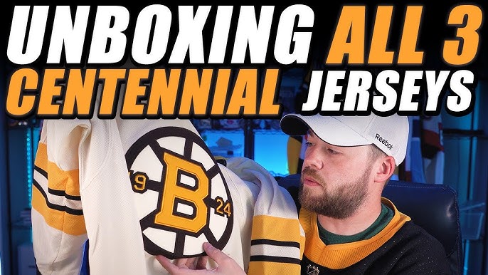 Bruins unveil 3 new jerseys ahead of centennial season