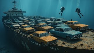 行方不明の貨物船が海底で発見される — ヴィンテージカーを積んだまま！