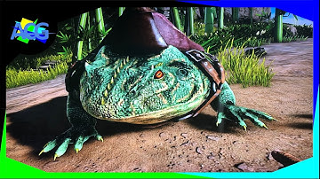 This Frog is a Cementing Paste Machine! Beelzebufo Taming! ARK Lore Ep 6