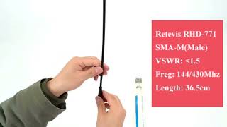 Retevis RHD-771 Antenna 10pcs Wholesale SMA-M VHF UHF Wal