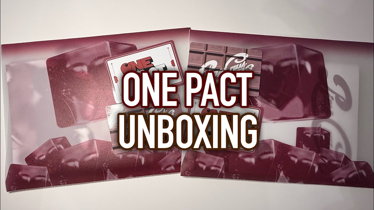 unboxing one pact pink crush *:･ﾟ✧ red & white ver | cherrytrades