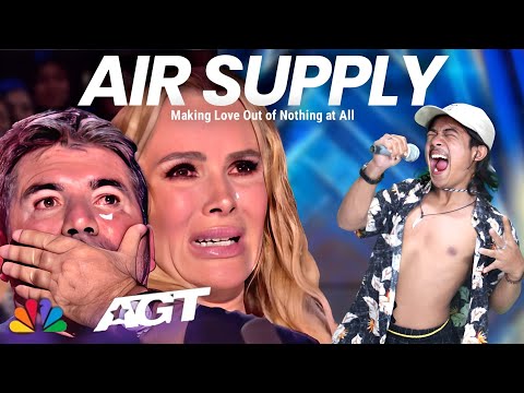 All The Judges Cried When They Heard The Air Supply Song With An Extraordinary Voice | American 2023