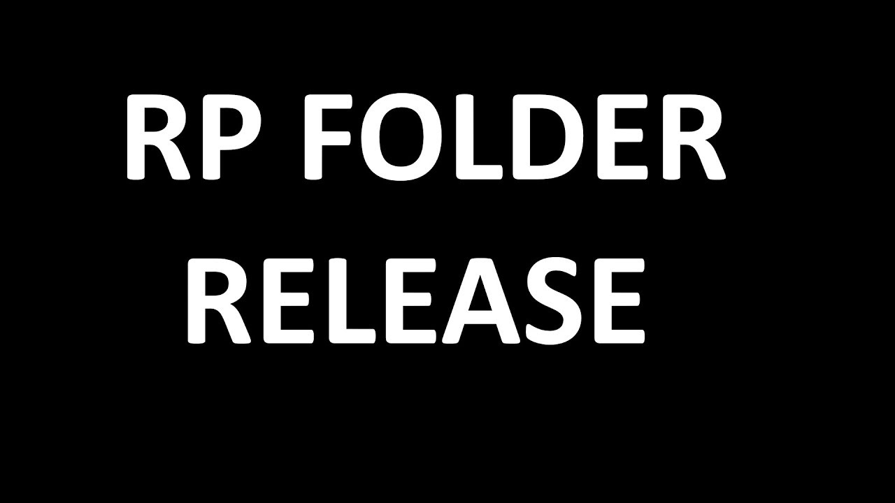 RP FOLDER RELEASE | ImMischa