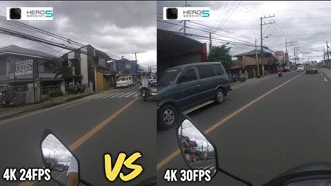 4K 30FPS VS 4K 24FPS | GOPRO HERO 5 SESSION