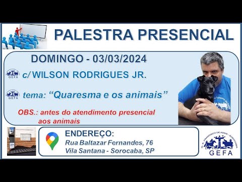 Assista: Palestra Presencial - c/ WILSON RODRIGUES JÚNIOR (03/03/2024)