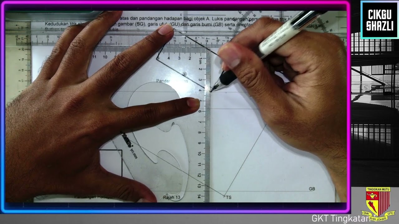 2023 GKT T5 Lukisan Perspektif 2 titik soalan 16